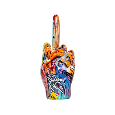 Interior Illusion Plus Interior Illusions Plus Street Art Middle Finger Tabletop - 8.5" Tall