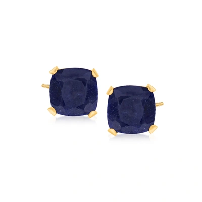 Ross-simons Amethyst Martini In 14kt Yellow Gold In Blue