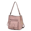 Mkf Collection By Mia K Yves Vegan Leather Women's Hobo Bag In Pink