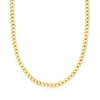 ROSS-SIMONS ITALIAN 6MM 18KT YELLOW GOLD CURB-LINK CHAIN NECKLACE