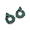 Sohi Green Designer Stone Drop Earring For Women's In Blue
