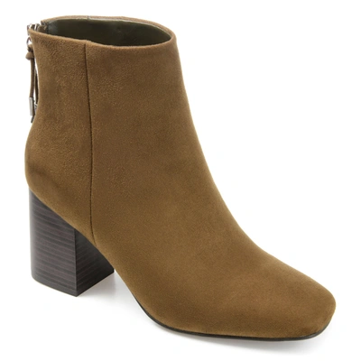 Journee Collection Audrina Tru Comfort Foam Bootie In Olive