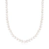 Ross-simons 7-8mm Cultured Pearl Necklace With Sterling Silver Magnetic Clasp In Multi