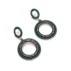Sohi Green Color Gold Plated Designer Stone Drop Earring In Blue