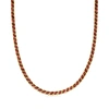 Ross-simons Garnet Tennis Necklace In 18kt Yellow Gold Over Sterling Silver In Gold