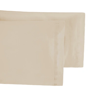 Superior 650-thread Count 100% Egyptian  Cotton Lightweight  Plush Pillowcase Set In Green