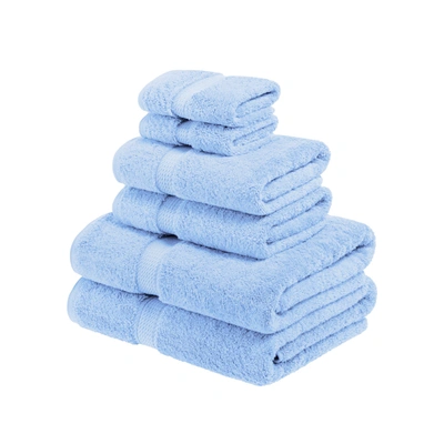 Superior Solid Egyptian Cotton  6-piece Towel Set In Beige