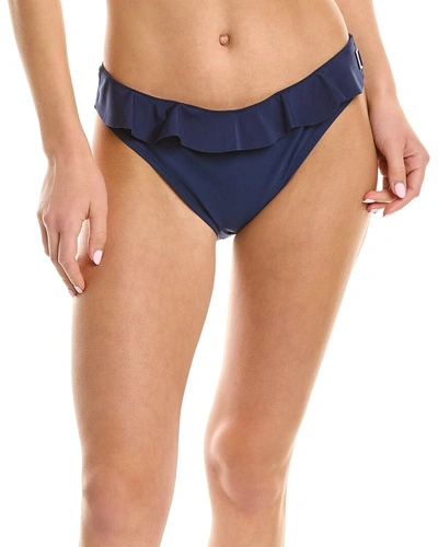 Shan Classic Ruffle Bottom In Blue