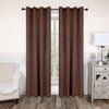 Superior Thermal Insulated Solid Blackout Curtain Panel Set With Grommet Topper