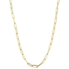 Fremada 14k Yellow Gold 3mm Polished Paperclip Chain Necklace (20 Inch) In Gold