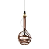 Vonn Lighting Bari Vap2171ab 7" Integrated Led Pendant Lighting Fixture With Glass Shade In Antique Brass