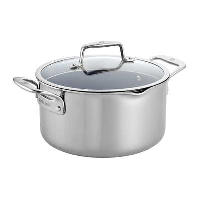 ZWILLING CLAD CFX 6-QT STAINLESS STEEL CERAMIC NONSTICK DUTCH OVEN