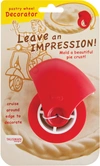 Talisman Designs Pastry Wheels Pie Crust Decorator & Cutter Set, Red In Red