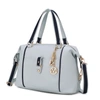 Mkf Collection By Mia K Opal Vegan Leather Medium Weekender Handbag For Women In Blue