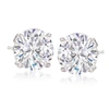 Ross-simons Cz In 14kt White Gold In Silver