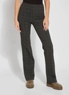 LYSSÉ ELYSSE PANT JACQUARD IN CATSKILLS PLAID