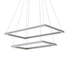Vonn Lighting Atria Duo 29" Led Chandelier, Adjustable Suspension Fixture, Modern Two-tier Chandelier Lighting In