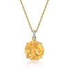 ROSS-SIMONS CITRINE PENDANT NECKLACE IN 14KT YELLOW GOLD