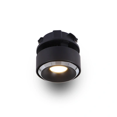 Vonn Lighting Orbit 4.25" Recessed Adjustable Led Downlight Dimmable 100-277v Beam Angle 36 Degree Black