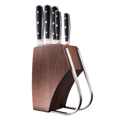 CUISINE::PRO ICONIX HOLZ KNIFE BLOCK 6PC