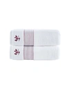 Brooks Brothers Rope Stripe Border 2 Pcs Bath Towels