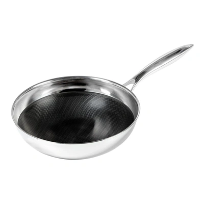 Frieling Black Cube 9-1/2 Inch 2.5 Quart Stainless/nonstick Hybrid Chef's Pan