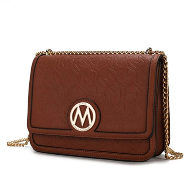 Mkf Collection By Mia K Amiyah Vegan Leather Women's Shoulder Bag In Brown