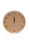 The Decent Living Beech Wood Wall Clock - Dish - Digit