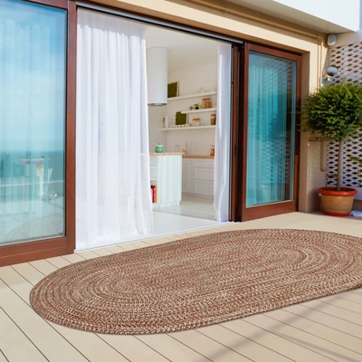 Superior Reversible Vintage Ploypropylene Indoor/outdoor Braided Area Rug