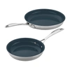 Zwilling Clad Cfx Stainless Steel Ceramic Nonstick Fry Pan 2-piece Set