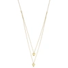 Fremada 14k Yellow Gold Heart Layered Necklace (adjusts To 17 Or 18 Inch) In Gold