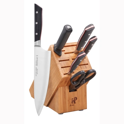 Miyabi Evolution 7-piece Knife Block Set In Silver
