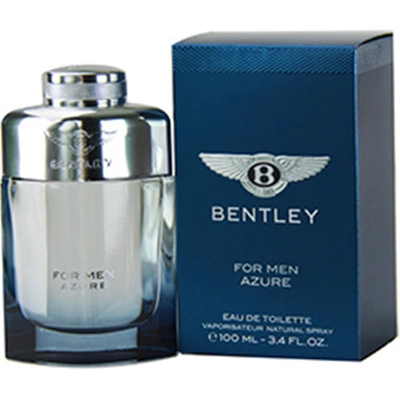 Bentley For Men Azure 248238 Edt Cologne Spray 3.4 Oz. In Blue
