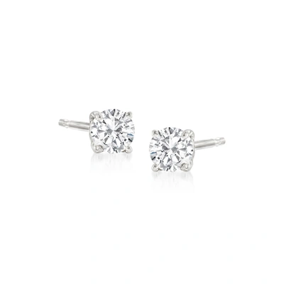 Ross-simons Diamond In 14kt Yellow Gold In Silver