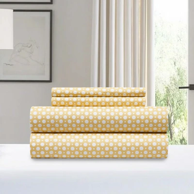 Chic Home Maylee 4-piece Sheet Set In Yellow