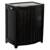 Oceanstar Mahogany Finished Rectangular Laundry Hpl Wood Hamper With Interior Bag Rhp0109mh