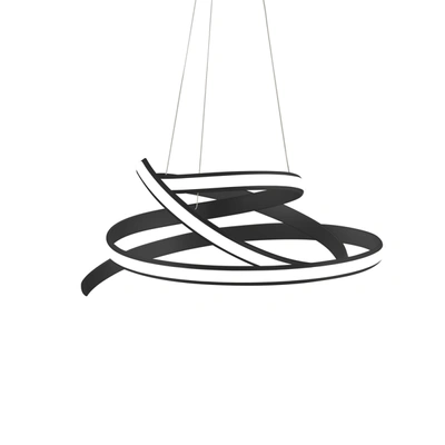 Finesse Decor Oslo Led Chandelier In Black