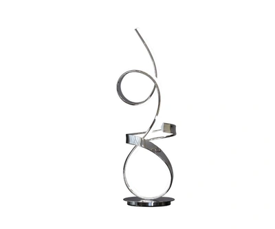 Finesse Decor Amsterdam Chrome Table Lamp // Led Strip & Touch Dimmer In Multi