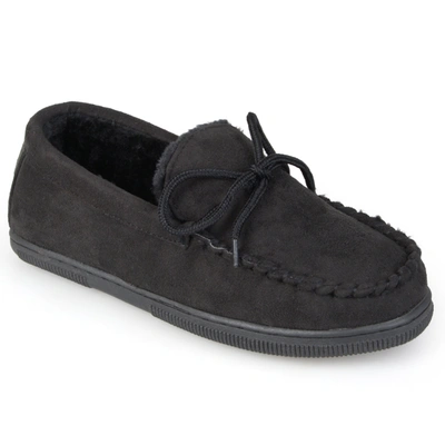 Vance Co. Vance Co Men's Moccasin Slipper In Black