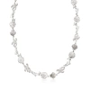 Ross-simons Sterling Silver Sea Life Link Necklace In Silver