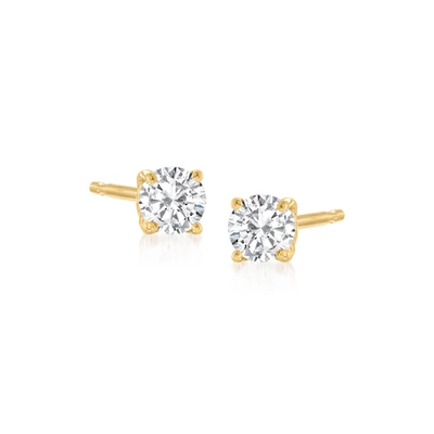 Rs Pure Ross-simons Diamond In 14kt Yellow Gold