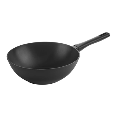 Zwilling Madura Plus Aluminum 12-inch Nonstick Stir Fry Pan In Matte Black