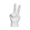 Interior Illusion Plus Interior Illusions Plus White Peace Sign Tabletop - 8" Tall