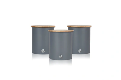 Swan Nordic Set Of 3 Cannisters