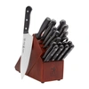 HENCKELS HENCKELS RAZOR-SHARP SOLUTION 18-PC KNIFE SET WITH BLOCK, CHEF KNIFE, STEAK KNIFE, UTILITY KNIFE, DA