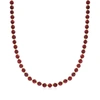 CANARIA FINE JEWELRY CANARIA RUBY BEAD NECKLACE IN 10KT YELLOW GOLD