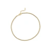 Rs Pure Ross-simons Italian 1.6mm 14kt Yellow Gold Rope Chain Anklet In Gold