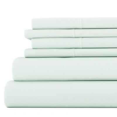 Ienjoy Home Pastel Colors 6-piece Sheet Set Ultra Soft Microfiber Bedding