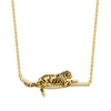 Ross-simons White Topaz And Black Enamel Tiger Bar Necklace With Ruby Accents In 18kt Gold Over Sterling In White