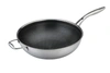 Frieling Black Cube 12-1/2 Inch Stainless/nonstick Hybrid Wok